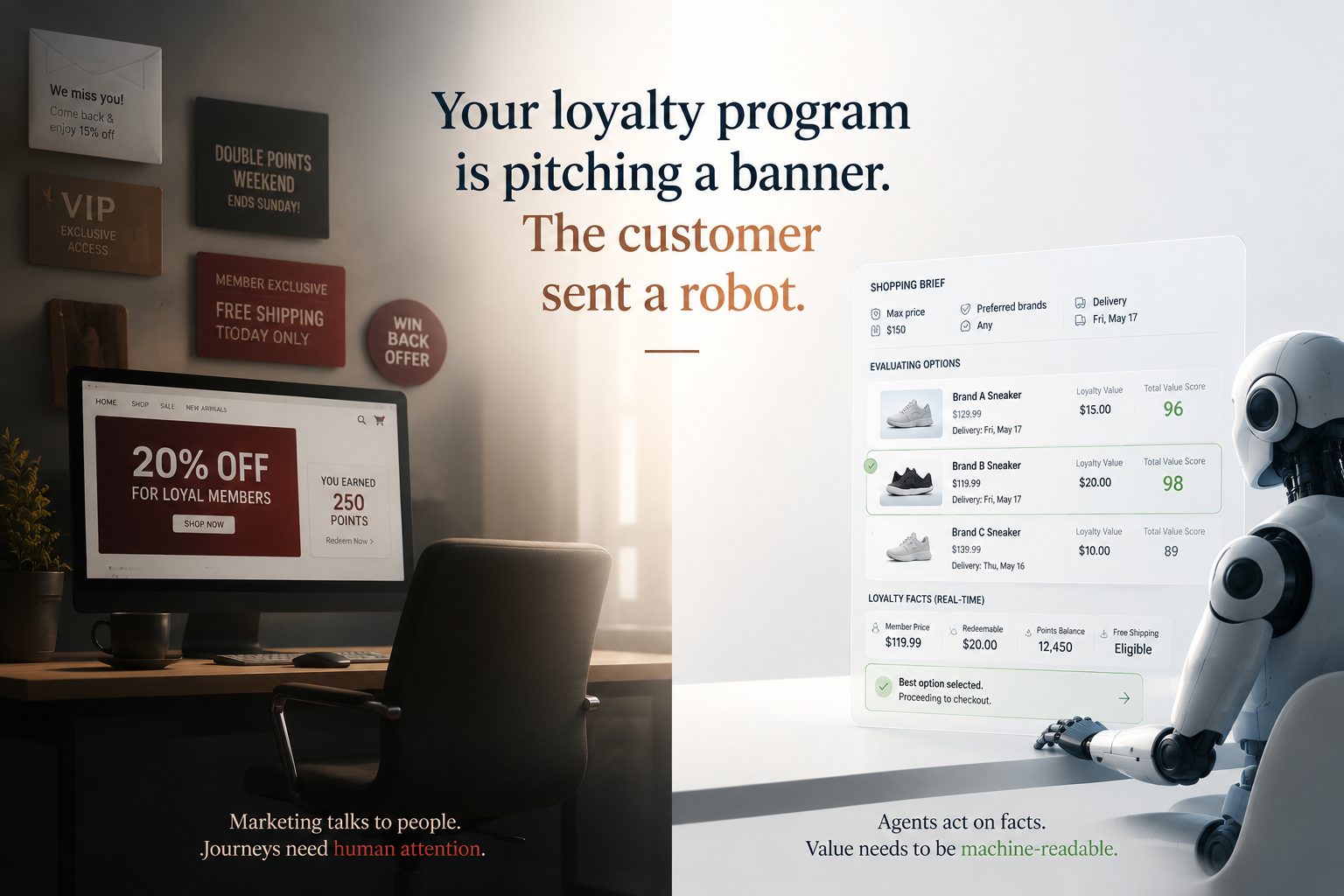 Agentic Commerce Doesn't Kill Loyalty—It Kills the Performance Marketing Masquerading as Loyalty