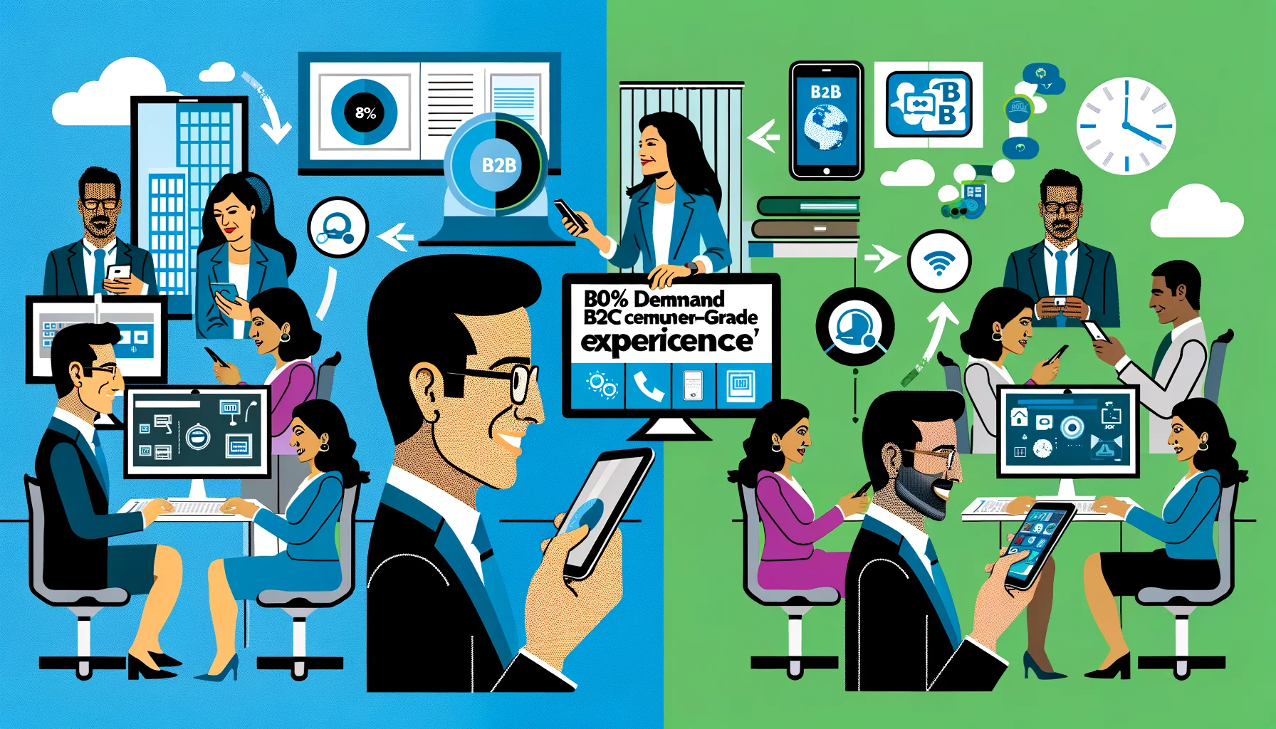 B2B buyers demanding consumer-grade digital experiences with personalization and mobile convenience
