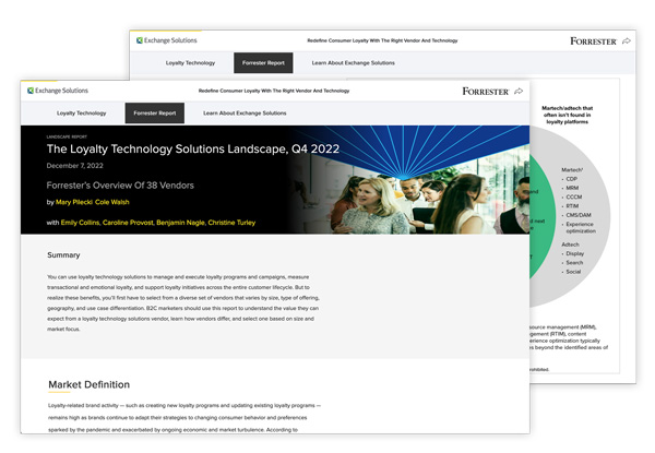 Forrester Report webpage